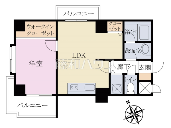 間取図 【ライオンズプラザ花小金井】 間取図 【ライオンズプラザ花小金井】