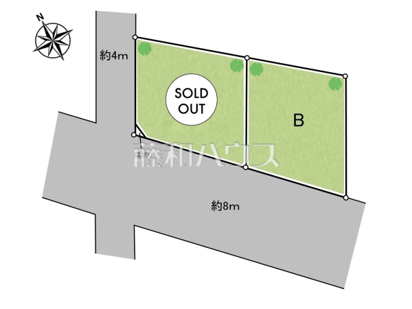 全体区画図 【武蔵野市吉祥寺北町2丁目】 全体区画図 【武蔵野市吉祥寺北町2丁目】