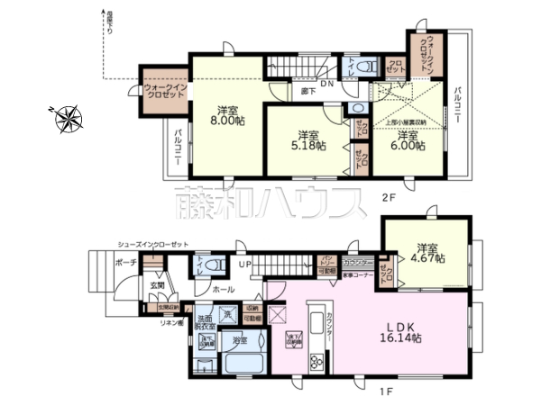 間取図 【八王子市並木町】 間取図 【八王子市並木町】