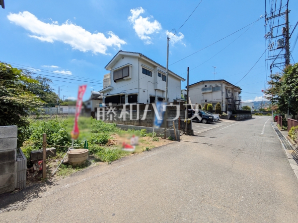 接道状況および現場風景 【八王子市並木町】 接道状況および現場風景 【八王子市並木町】