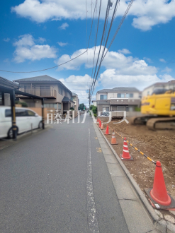 接道状況および現場風景 【練馬区谷原4丁目】/撮影日2025/07/14