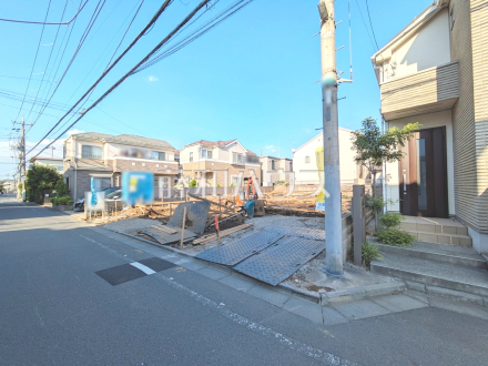 接道状況および現場風景 【練馬区谷原4丁目】/撮影日2025/09/06