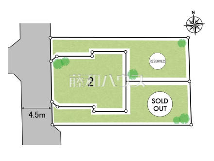 全体区画図 【練馬区谷原4丁目】