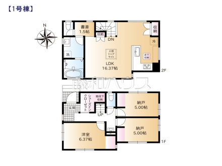 1号棟 間取図 【練馬区谷原4丁目】