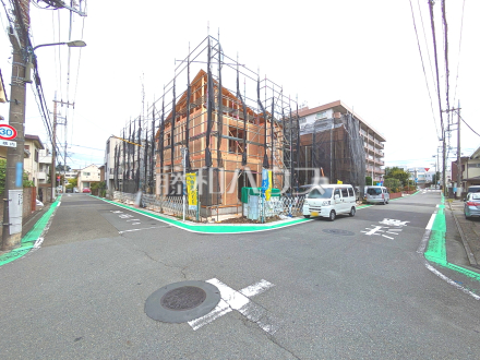 接道状況および現場風景 【八王子市元横山町1丁目】/撮影日2025/09/19