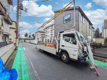 接道状況および現場風景 【八王子市元横山町1丁目】/撮影日2025/10/20