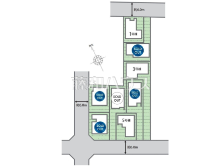 全体区画図 【八王子市元横山町1丁目】
