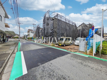 接道状況および現場風景 【八王子市元横山町1丁目】/撮影日2025/10/20