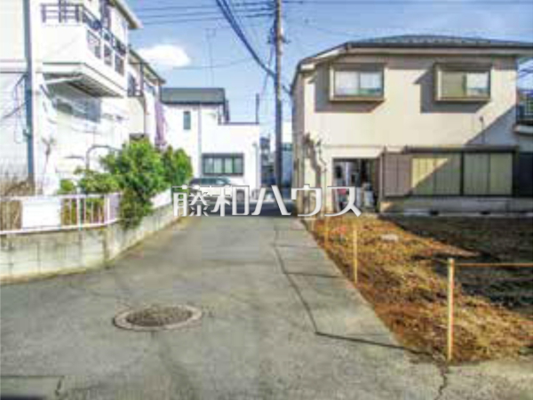 接道状況および現場風景 【所沢市榎町】 接道状況および現場風景 【所沢市榎町】