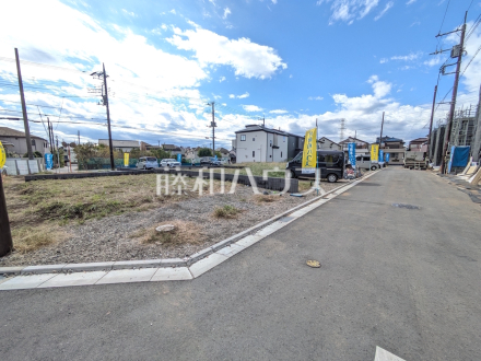 接道状況および現場風景 【新座市池田4丁目】/撮影日2025/10/27