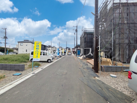 接道状況および現場風景 【新座市池田4丁目】/撮影日2025/10/03