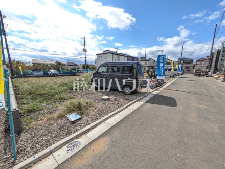 接道状況および現場風景 【新座市池田4丁目】/撮影日2025/10/27
