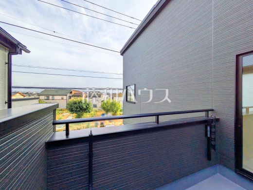2号棟(モデルハウス) バルコニー 【新座市池田4丁目】
