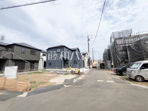 接道状況および現場風景 【新座市池田4丁目】