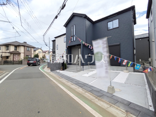 接道状況および現場風景 【新座市池田4丁目】