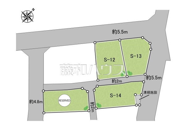 全体区画図 【和光市南1丁目】 全体区画図 【和光市南1丁目】