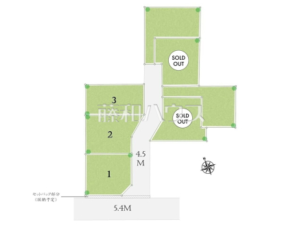 ≪全体区画図≫物件の事、諸費用の事など、小さな疑問もお気軽にご連絡・ご相談下さい。 【府中市多磨町2丁目】