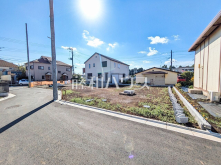 ≪現地外観≫条件内であれば自由に設計可能。注文住宅の「選ぶ楽しさ」×建売の「安心な価格」まさに注文住宅と建売のいいとこ取り♪【府中市多磨町2丁目】/撮影日2025/09/07