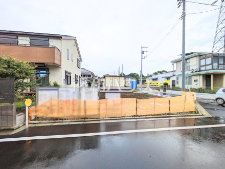≪1号地 外観≫角地のため日当たり・通風良好の開放的な立地です◎ 【府中市多磨町2丁目】/撮影日2025/10/19