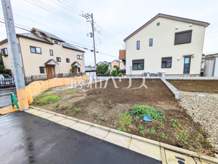 ≪1号地 外観≫綺麗な整形地のため、思い描いているイメージをカタチにしやすい土地 【府中市多磨町2丁目】/撮影日2025/10/19