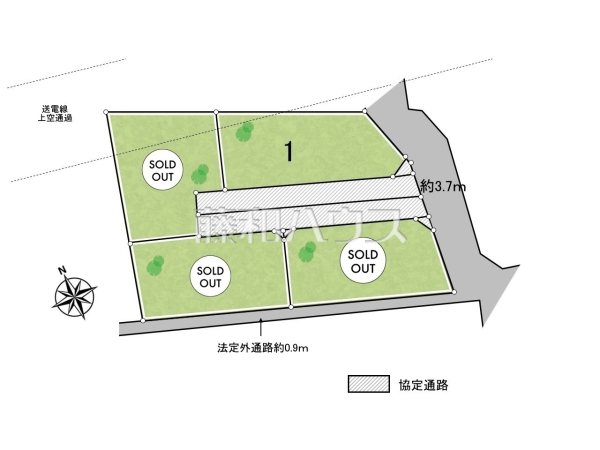 全体区画図 【志木市上宗岡1丁目】 全体区画図 【志木市上宗岡1丁目】