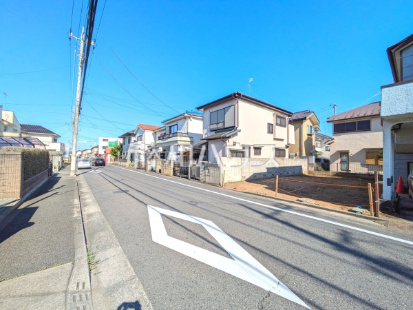 接道状況および現場風景 【東大和市清水4丁目】 接道状況および現場風景 【東大和市清水4丁目】
