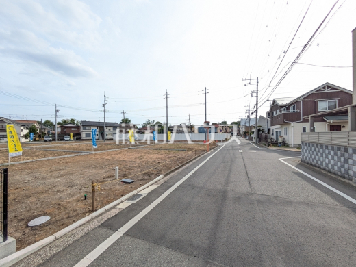 接道状況および現場風景 【立川市砂川町4丁目】