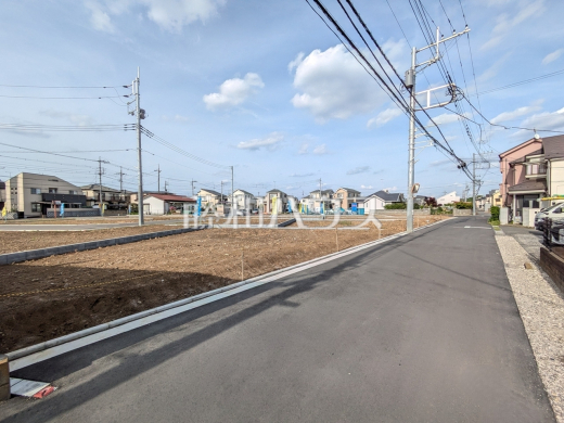 接道状況および現場風景 【立川市砂川町4丁目】