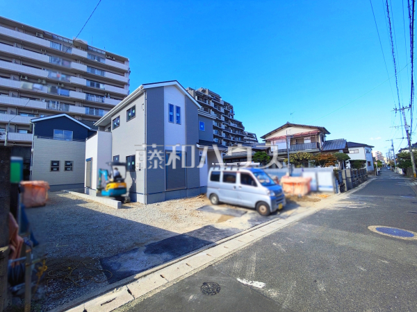 接道状況および現場風景 【福岡市南区鶴田4丁目】 接道状況および現場風景 【福岡市南区鶴田4丁目】