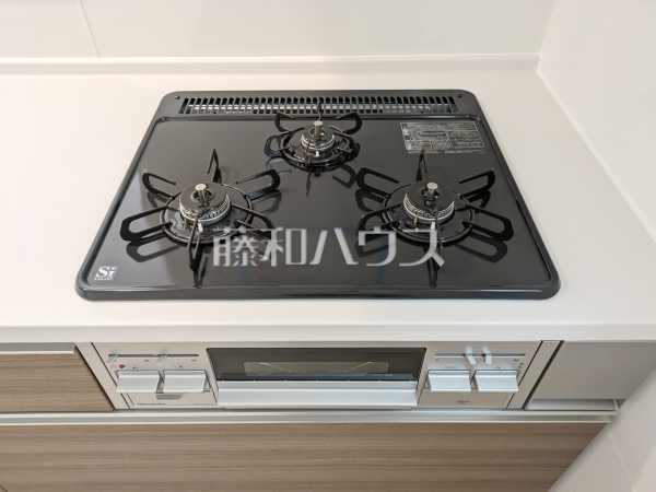 1号棟 3口ガスコンロ 【福岡市南区鶴田4丁目】 1号棟 3口ガスコンロ 【福岡市南区鶴田4丁目】