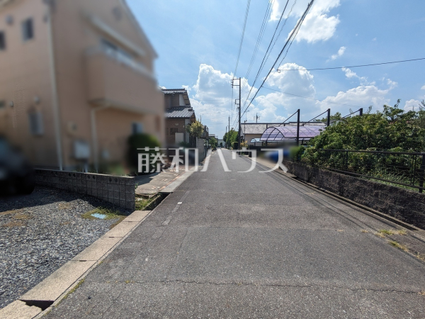 接道状況および現場風景 【春日井市八田町3丁目】 接道状況および現場風景 【春日井市八田町3丁目】