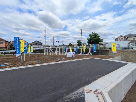 接道状況および現場風景 【昭島市中神町2丁目】