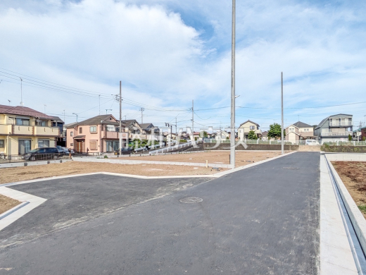 接道状況および現場風景 【昭島市中神町2丁目】