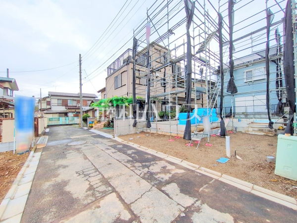 接道状況および現場風景 【志木市中宗岡5丁目】 接道状況および現場風景 【志木市中宗岡5丁目】