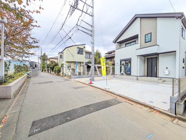 接道状況および現場風景 【国立市中3丁目】 接道状況および現場風景 【国立市中3丁目】