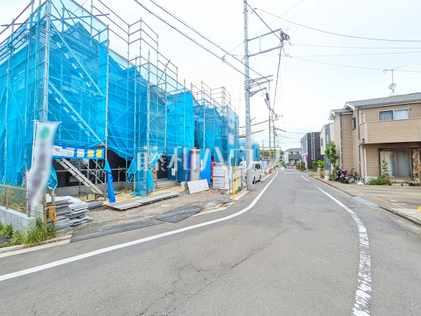 接道状況および現場風景 【東大和市芋窪4丁目】 接道状況および現場風景 【東大和市芋窪4丁目】