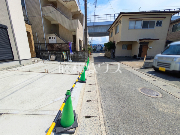 接道状況および現場風景 【福岡市南区花畑1丁目】 接道状況および現場風景 【福岡市南区花畑1丁目】