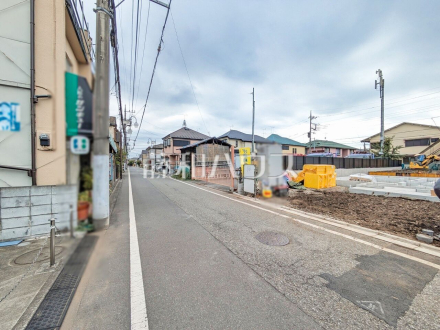 接道状況および現場風景 【小平市上水新町3丁目】/撮影日2025/09/15