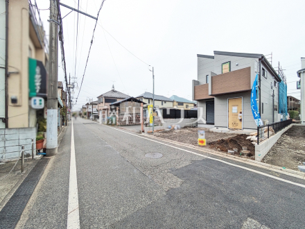 接道状況および現場風景 【小平市上水新町3丁目】/撮影日2025/10/24