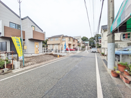 接道状況および現場風景 【小平市上水新町3丁目】/撮影日2025/10/24