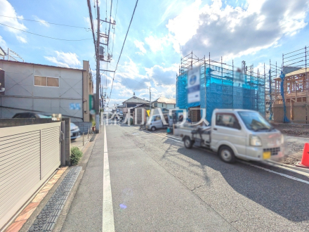 接道状況および現場風景 【小平市上水新町3丁目】/撮影日2025/09/26