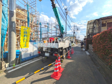 接道状況および現場風景 【小平市上水新町3丁目】/撮影日2025/09/26