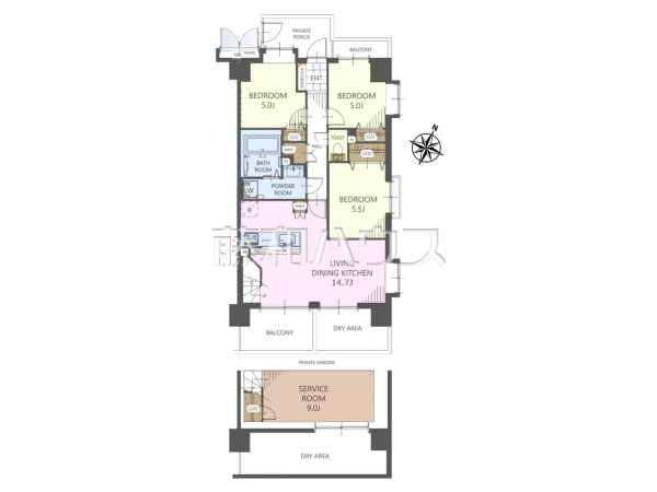 間取図 【ドラゴンマンション立川壱番館】 間取図 【ドラゴンマンション立川壱番館】