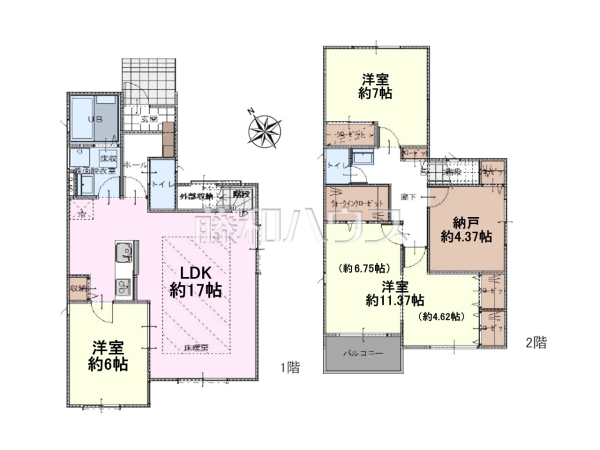 間取図 【朝霞市膝折町5丁目】 間取図 【朝霞市膝折町5丁目】