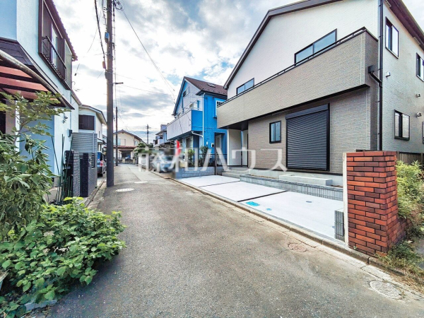 接道状況および現場風景 【新座市石神2丁目】 接道状況および現場風景 【新座市石神2丁目】