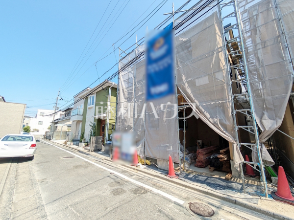 2号棟 接道状況および現場風景 【福岡市早良区飯倉3丁目】 2号棟 接道状況および現場風景 【福岡市早良区飯倉3丁目】