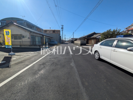 接道状況および現場風景 【春日井市妙慶町2丁目】/撮影日2025/10/27