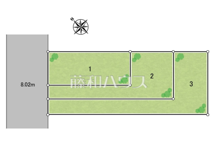全体区画図 【春日井市妙慶町2丁目】