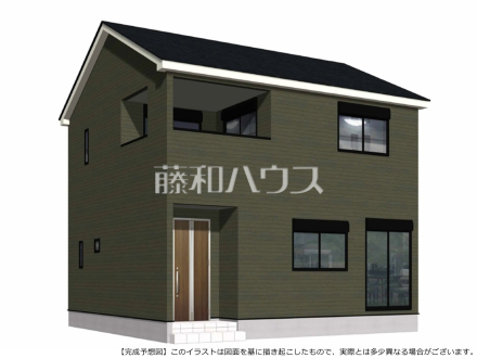 2号棟 完成予想図(外観) 【春日井市妙慶町2丁目】