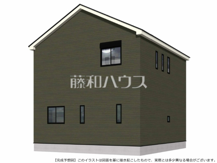 2号棟 完成予想図(外観) 【春日井市妙慶町2丁目】